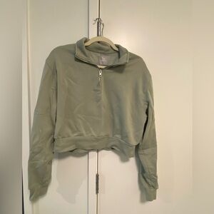 TNA Cozy AF Quarter Zip Sweater